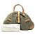 Diorissimo Canvas Double Saddle Bowler Bag Handtasche in Grün - Ansicht 12