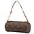 Bolso de mano Louis Vuitton Monogram Papillon Pochette Marrón Castaño - vista 2