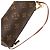 Bolso de mano Louis Vuitton Monogram Papillon Pochette Marrón Castaño - vista 6