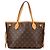 Borsa Tote Louis Vuitton Monogram Neverfull PM Marrone