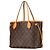 Borsa Tote Louis Vuitton Monogram Neverfull PM Marrone - vista 2