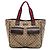Borsa Tote Gucci GG Canvas Web con doppie tasche, Beige