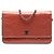 Bolsa Tiracolo Chanel CC Embossed Patent Camellia Wallet On Chain Rosa