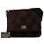 Borsa a tracolla Chanel CC in camoscio marrone Wild Stitch - vista 9
