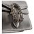 Borsa a tracolla Mini Dionysus Gucci in pelle argento - vista 8