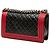 Chanel Boy Flap Crossbody Bag Bicolor aus gestepptem Lammleder, Old Medium, Schwarz - Ansicht 2