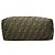 Borsa Tote Roll Medium in tela Zucca marrone Fendi - vista 3