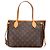 Borsa Tote Louis Vuitton Monogram Neverfull PM Marrone