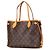 Borsa Tote Louis Vuitton Monogram Neverfull PM Marrone - vista 2