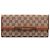 Borsa a tracolla Gucci GG Canvas Bamboo Bar beige