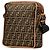 Borsa a tracolla Fendi Zucca Canvas marrone - vista 2