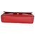 Sac à rabat d'épaule Prada Red Saffiano Pattina Rouge - vue 6