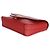 Sac à rabat d'épaule Prada Red Saffiano Pattina Rouge - vue 7
