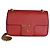 Sac à rabat d'épaule Prada Red Saffiano Pattina Rouge - vue 8