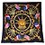 Foulard in seta Hermès Black Multicolor Statue of Liberty Centennial 90