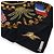 Foulard in seta Hermès Black Multicolor Statue of Liberty Centennial 90 - vista 3