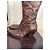 Autre Marque Botas de cuero marrón Damy Castaño - vista 4