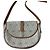 Dior Monogramme Schultertasche aus beschichtetem Canvas und Leder