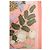 Hermès carré Flora Graeca rosa cashmere e seta Bianco Blu Verde - vista 4