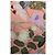 Hermès carré Flora Graeca rosa cashmere e seta Bianco Blu Verde - vista 6