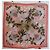 Hermès carré Flora Graeca rosa cashmere e seta Bianco Blu Verde - vista 7