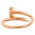Anello Cartier Juste un Clou Small in oro rosa 18K - vista 2