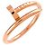 Anello Cartier Juste un Clou Small in oro rosa 18K - vista 5