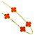 Collana Van Cleef & Arpels VCA Alhambra Corniola - vista 3