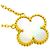 Collana Van Cleef & Arpels VCA Alhambra in madreperla e oro giallo 18K - vista 3