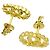 Orecchini Gucci GG Running in oro giallo 18K - vista 3
