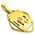 Pendente Christian Dior in oro giallo 18K e diamanti - vista 2