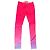 Autre Marque Pantalones de algodón con degradado rosa neón
