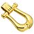 Diamond Céline Pendente Celine Macadam in oro giallo 18K - vista 2