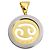 Bulgari Pendente Bvlgari Tondo Cancer in Oro Giallo 18K - vista 4