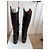 Autre Marque Bottes hautes en cuir noir - vue 4