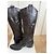 Autre Marque Bottes hautes en cuir noir - vue 5