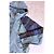 Giacca in denim e maglia Diesel con cappuccio Blu Blu scuro - vista 2