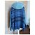 Giacca in denim e maglia Diesel con cappuccio Blu Blu scuro - vista 6