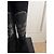 Autre Marque Botas altas de ante negro con calavera adornada con tachuelas - vista 3