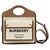 Burberry Mini Bolsa Horseferry Pocket Two-Tone