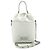 Autre Marque Maison Margiela 5AC Micro Borsa a Secchiello 2-Way Bianco