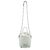 Autre Marque Maison Margiela 5AC Micro Borsa a Secchiello 2-Way Bianco - vista 3