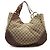 Gucci GG Canvas Charlotte Hobo-Tasche Braun