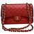 Sac Chanel Red Caviar Jumbo Double Flap d'occasion