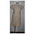Vestido corto de lino JC De Castelbajac con rayas doradas - vista 2