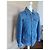 Diesel Jeansjacke mit Shearling-Futter Braun Blau - Ansicht 2