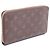 Louis Vuitton Zippy Organizer Monogram Cartera Larga Redonda Castaño - vista 2