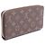 Cartera Zippy Louis Vuitton Castaño - vista 2