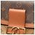 Borsa a tracolla Louis Vuitton Dauphine MM Monogram Reverse Marrone - vista 12
