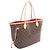 Borsa Tote Louis Vuitton Neverfull Inside Out MM Monogram Marrone Rosa - vista 2